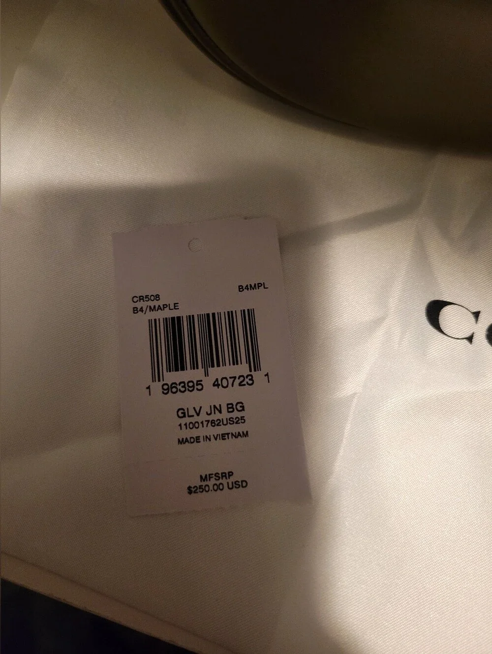 Coach Jonie Bag in Maple Glovetanned Leather NWT